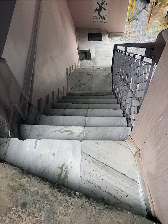Green Hotel Stairwell